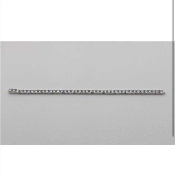 Cubic Zirconia Tennis Bracelet - Picture 2 of 4